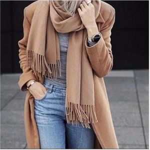 100% Cashmere Camel Pashmina